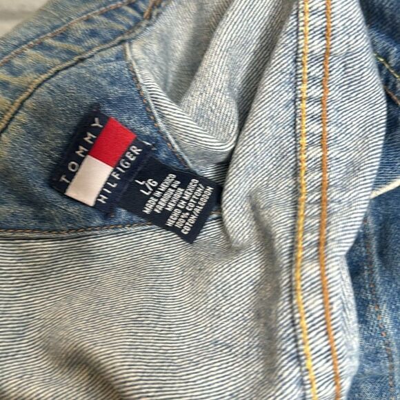 Vintage 90’s Tommy Hilfiger Jean Jacket Size Large - Picture 7 of 7